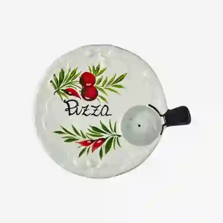 Resim Pizza Tabağı Pomodori 22 cm