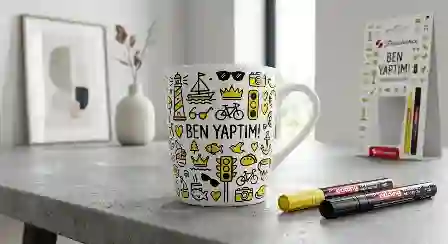 Resim Paşabahçe Boyama Kupa Porselen
