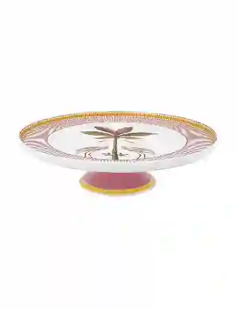 Resim Pip Studio Pembe Porselen Kek Standı 21cm