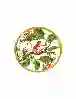 Resim Les Jardins De La Comp Bali Yeşil Beyaz Melamin Kahvaltı Tabağı 23cm
