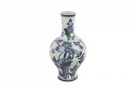 Resim Mikasa Moor Blue Blanc Vazo 20x32cm