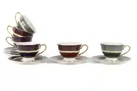 Resim Mikasa Moor Romantic 6lı Çay Fincanı Seti 180cc