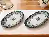 Resim Porser Fulya Kayık Tabak Seti 26Cm 2 Parça Green