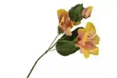 Resim Pembe Sarı Yapay Çiçek 100cm