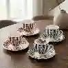 Resim Paısley Bone 4Lu Çay Fincanı Seti 175Cc