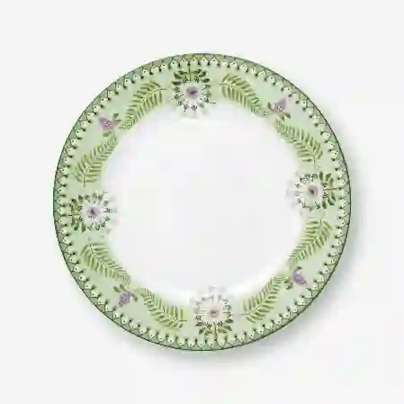 Resim Lily & Lotus Yeşil Tabak 23 cm