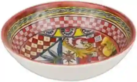 Resim TURUNCU BAROK ÇORBA TABAĞI 23 CM