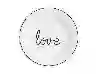 Resim Porland Hope Love Düz Tabak 17 Cm 04Lfh000391