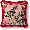 Resim IL GIARDINO YASTIK - LEOPAR 45X45 CM  KADİFE