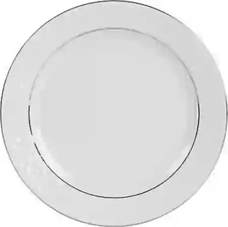 Resim Porland Hazan Platin Yaldız Düz Tabak 25Cm
