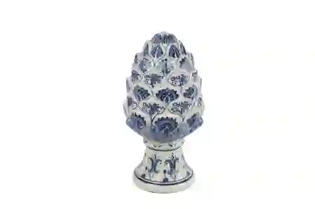 Resim Blue Blanc Kozalak Dek Obje 20x35cm