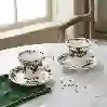 Resim Lucky Art Velora Bone 2'li Kahve Fincanı Seti