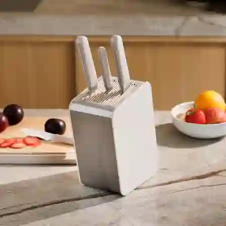 Resim Berghoff Home Elements Dikdörtgen Bıçak Blok Mushroom
