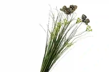 Resim Mikasa Moor Yeşil Kelebekli Yapay Karahindiba 76Cm