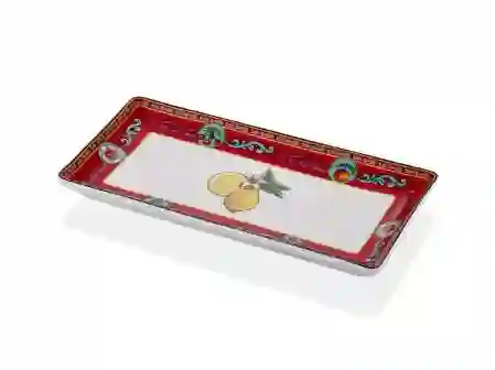 Resim Lamedore Summer 2'li Küçük Dikdörtgen Tabak 26.5x13cm