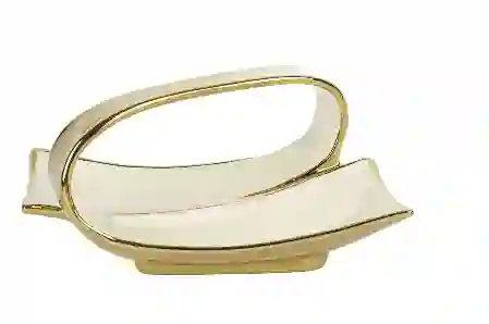 Resim Krem Gold 2li Sunumluk 30x17x16cm