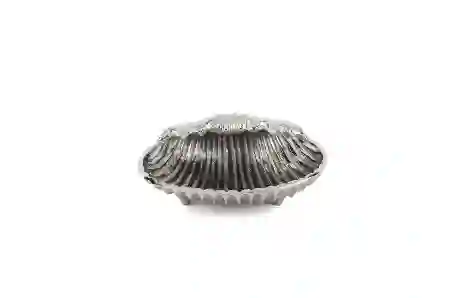 Resim Antik Silver Deniz Kabuğu Kase 19x7cm