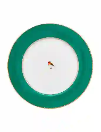 Resim Pip Studio Love Birds Yeşil Tabak 21cm