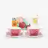 Resim Pip Studio Royal İkili Pembe Kahve Fincanı 125 Ml