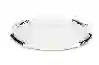 Resim Mikasa Moor Beyaz Silver Oval Servis 37X27Cm