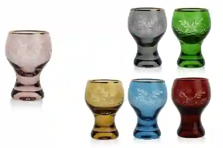 Resim Mikasa Moor Molly 6lı Renkli Asorti Shot Bardak