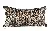 Resim Siyah leopar kadife 40x75 yastık