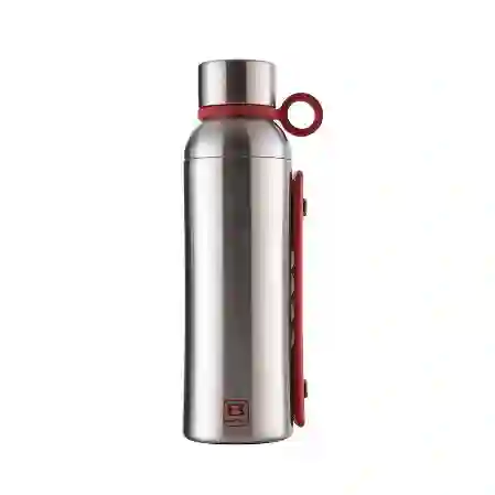 Resim Bugatti Termo Taşıma Kulplu Paslanmaz Çelik Mat Gümüş Rengi Termos 1500Ml