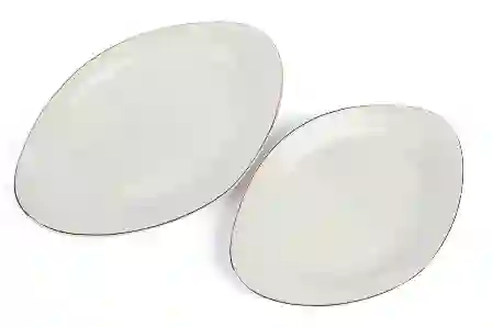 Resim Mikasa Moor Pearl Mist 2'li Oval Tabak 31Cm 28Cm