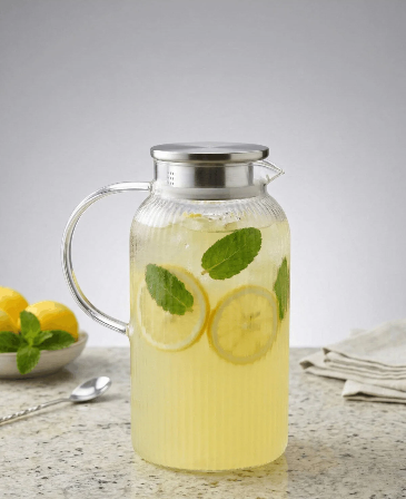 Resim Tombul Cam Sürahi 1,8 Litre