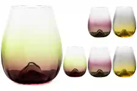 Resim Mikasa Moor Colorful 6'lı Su Bardağı 485ml