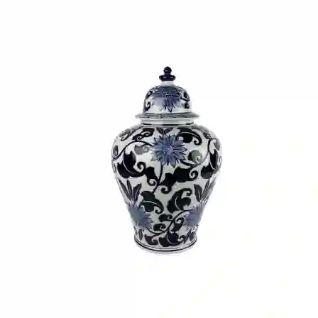 Resim Mikasa Moor Blue Blanc Kapaklı Küp 38x60cm