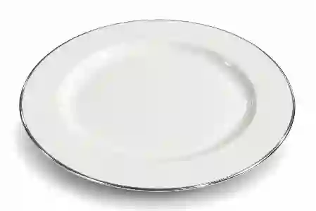 Resim Porser Bonsai Platin Servis Tabağı 24Cm