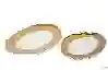 Resim Mikasa Moor Shiny Gold 2li Oval Tabak 24x32cm 28x38cm