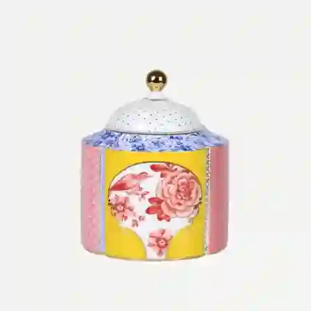 Resim Pip Studio Royal Sarı Pembe Porselen Küp 1750ml