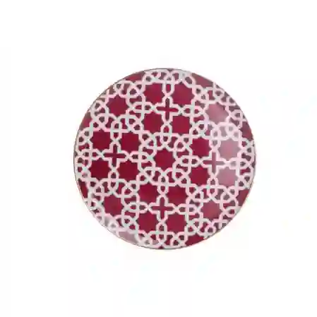 Resim Porland Morocco Desen Fuşya Düz Tabak 28Cm 04Ap018771