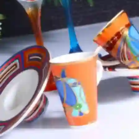 Resim Kosova Porselen 6'lı Kahve Takımı 07