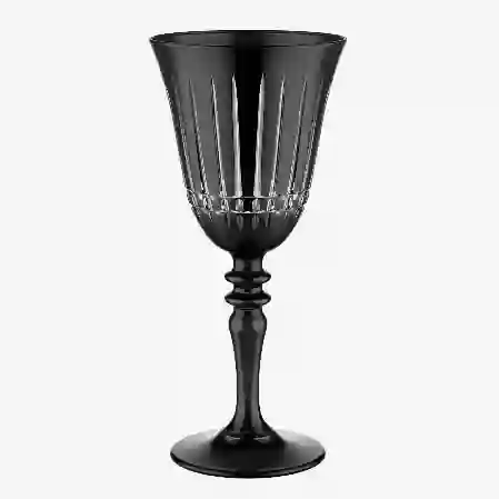 Resim Chiara Alessi Luna Siyah Cam Kadeh 270ml &Chiara Alessi&