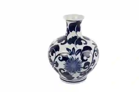 Resim Mikasa Moor Blue Blanc Vazo 20x26cm