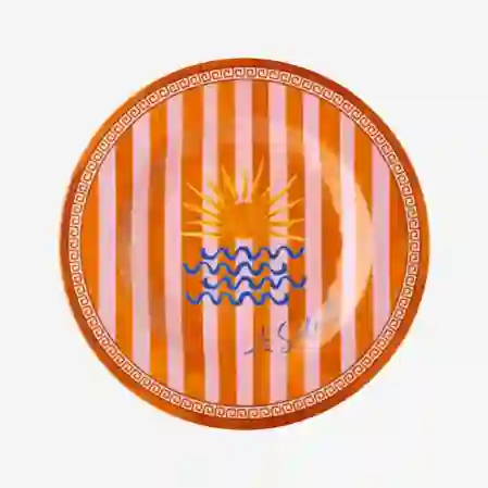 Resim Cote D'Azur Turuncu Tabak 21,5cm