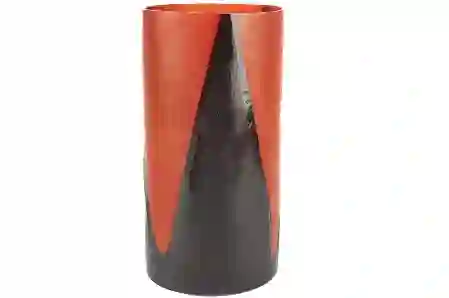 Resim Mikasa Moor Kırmızı Siyah Uzun Cam Vazo