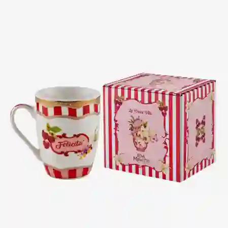 Resim LISA MINOTTI PUGLIA KIRMIZI MUG 350 ML