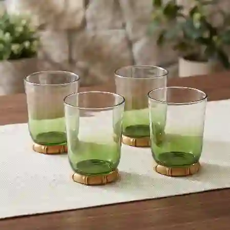 Resim Palma Akrilik 416Ml 4Lü Su Bardağı Seti