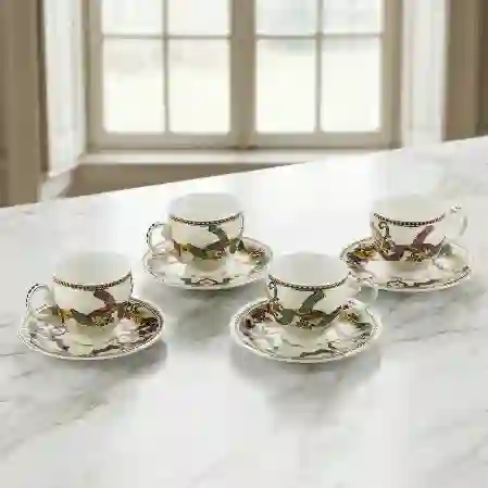 Resim Lucky Art Velora Bone 4Lu Cay Fıncanı Setı 175Cc