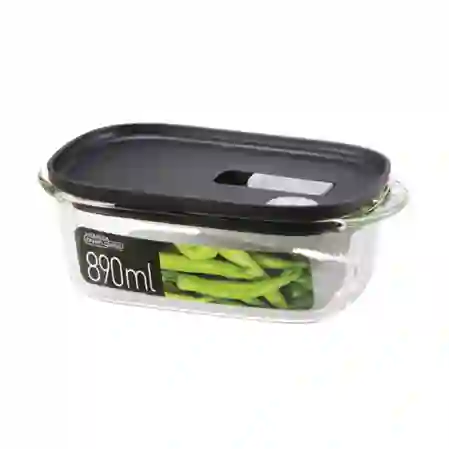 Resim LocknLock Modern Fırın & Saklama Kabı Dörtgen 890ml Siyah