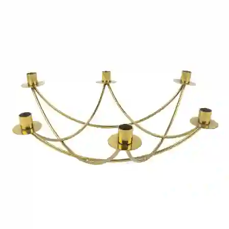 Resim Mikasa Moor Gold 6 Kollu Şamdan 47x42x16cm