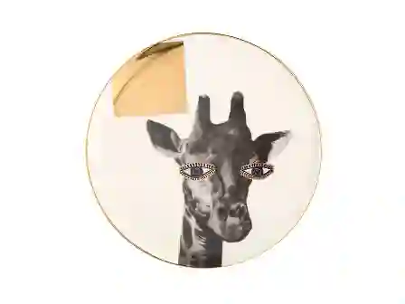 Resim Porland Wild Life Giraffe Düz Tabak 20Cm 04Alm005130