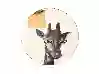 Resim Porland Wild Life Giraffe Düz Tabak 20Cm 04Alm005130