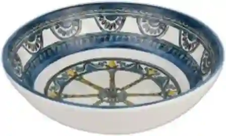 Resim MAVİ BAROK ÇORBA TABAĞI 23 CM