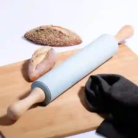 Resim Kosova Bambu Silikon Merdane 43cm - Füme)