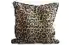 Resim Mikasa Moor Siyah leopar kadife 55x55 yastık